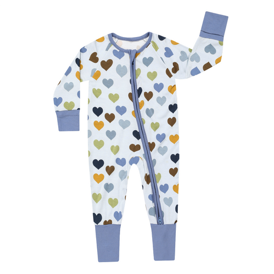 Little Love Baby Boy Bamboo Convertible Footie