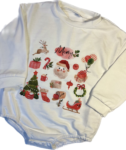 Merry Sweatshirt Bubble