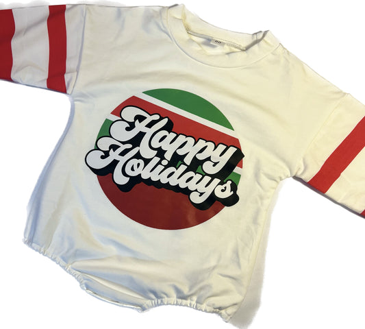 Happy Holidays Sweatshirt Bubble